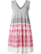 Issey Miyake Cauliflower Embroidered Empire Line Dress