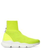 Msgm Knitted Style Sneakers - Yellow