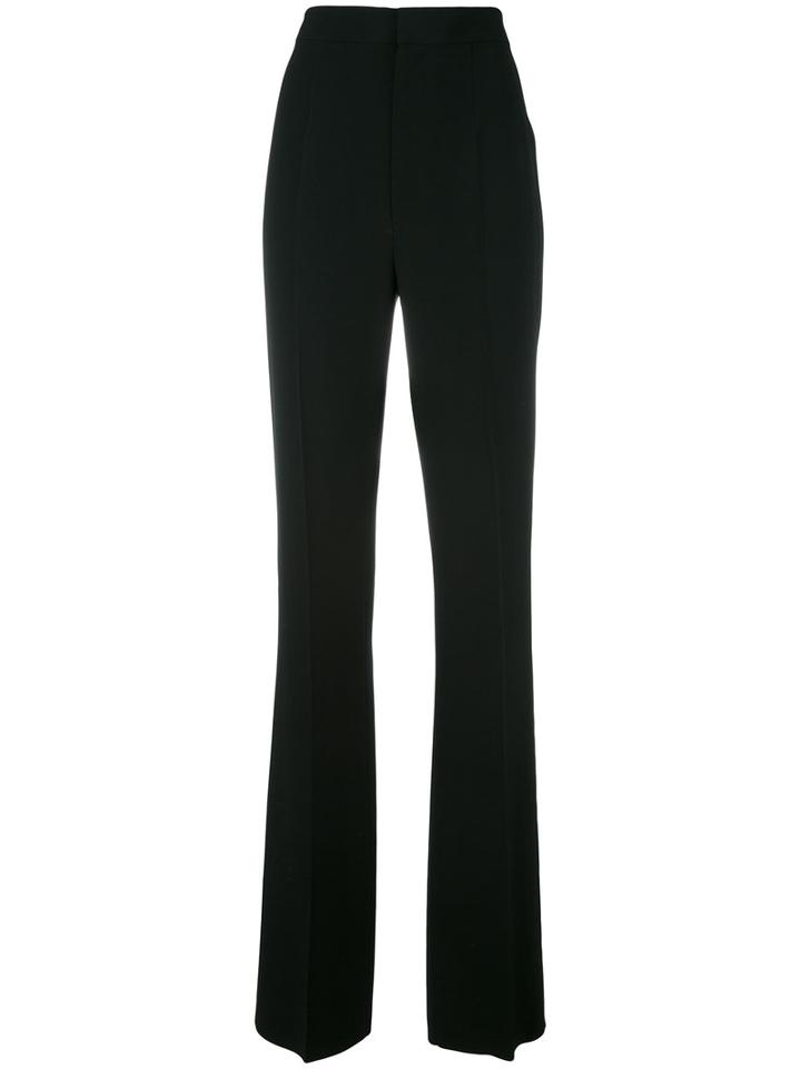 Dsquared2 Slim Flared Trousers, Women's, Size: 38, Black, Viscose/acetate/spandex/elastane/polyester