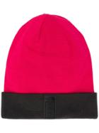 The North Face Logo Knitted Beanie Hat - Pink