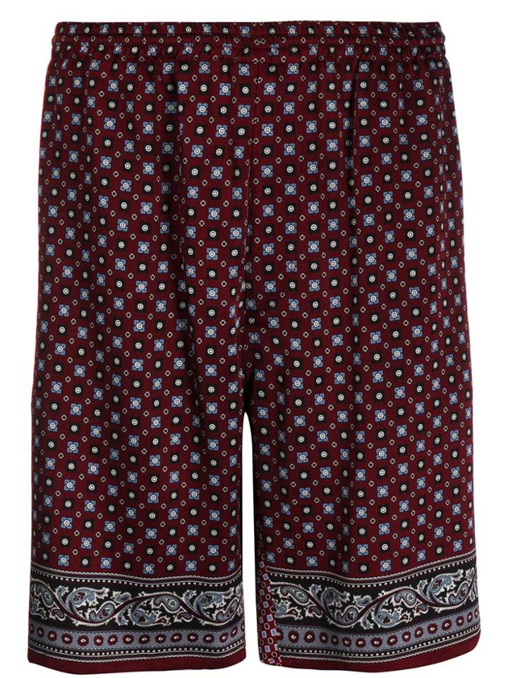 Alexander Mcqueen Casual Printed Shorts - Red