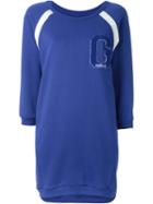 Gaelle Bonheur Sweatshirt Dress, Women's, Size: 3, Blue, Cotton