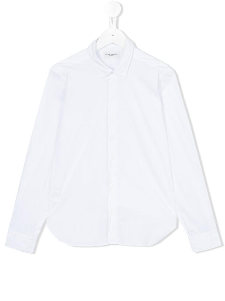 Paolo Pecora Classic Shirt, Boy's, Size: 12 Yrs, White
