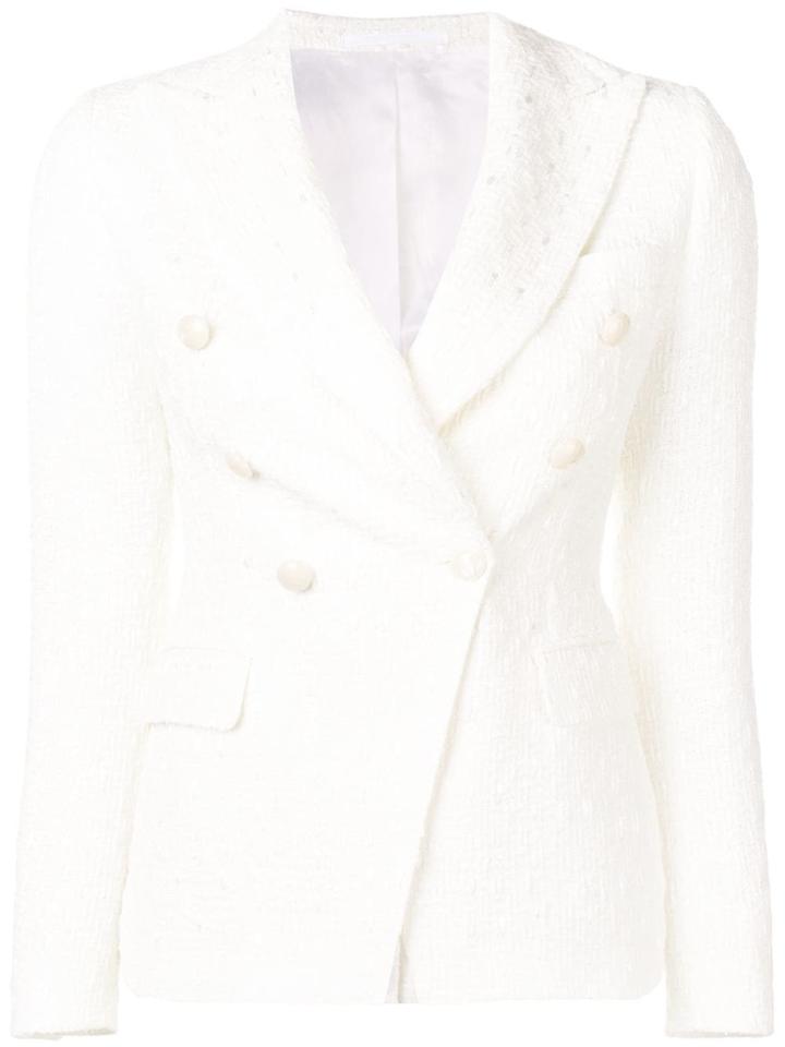Tagliatore Jalicy Tweed Blazer - White