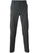 Michael Kors Slim-fit Tailored Trousers, Men's, Size: 34, Grey, Polyester/spandex/elastane/viscose