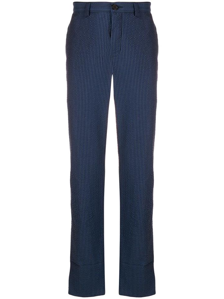 Loewe Pinstriped Trousers - Blue