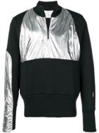 Oakley By Samuel Ross Metallic Block High Neck Sweatshirt - Black