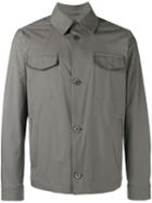 Loro Piana Shirt Jacket, Men's, Size: Medium, Grey, Polyester/polyamide
