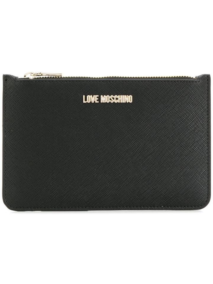 Love Moschino Small Logo Wallet - Black