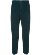 Homme Plissé Issey Miyake Pleated Relaxed Trousers - Green