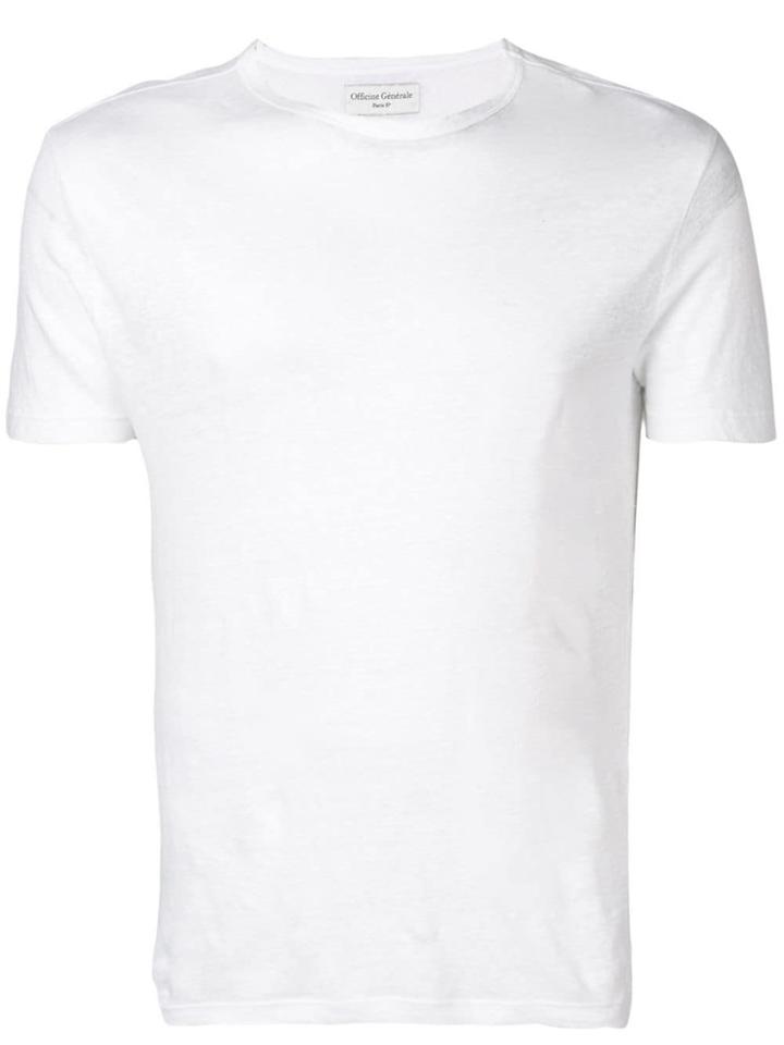 Officine Generale Crew Neck T-shirt - White