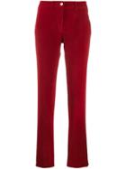 Incotex Velvet Slim-fit Jeans - Red