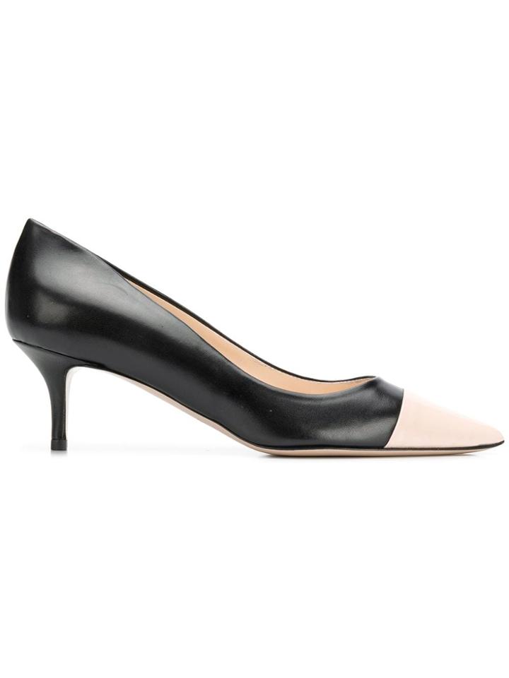 Marc Ellis Contrasting Toe Pumps - Black