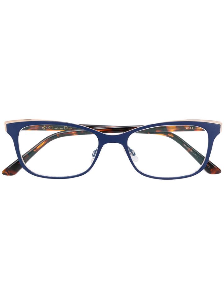 Dior Eyewear Square-frame Glasses - Blue