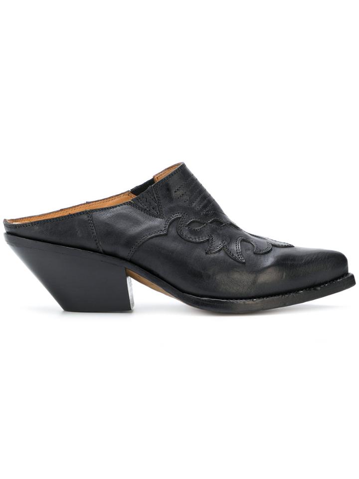 Buttero Elise Mules - Black