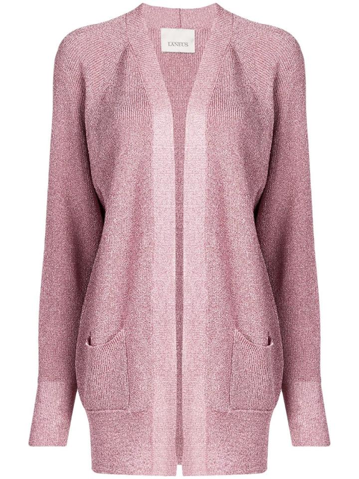 Laneus Open-front Cardigan - Pink
