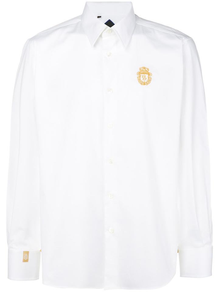 Billionaire Chest Logo Shirt - White