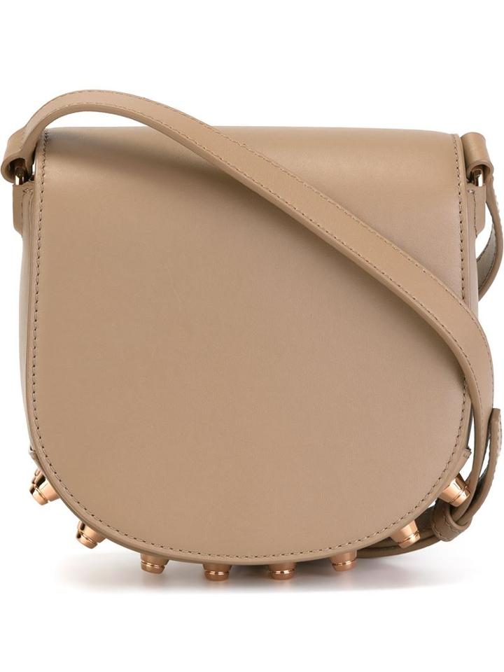 Alexander Wang Mini Lia Sling Crossbody Bag, Women's, Nude/neutrals, Calf Leather/metal Other