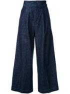 En Route Wide Leg Jeans, Women's, Size: 1, Blue, Cotton
