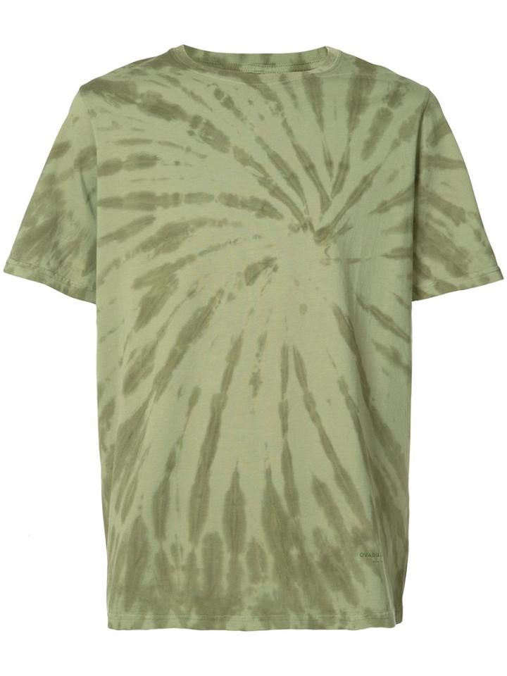 Ovadia & Sons - Tie-dye T-shirt - Men - Cotton - S, Green, Cotton