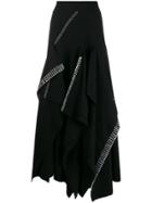 Yohji Yamamoto Long Asymmetric Skirt - Black