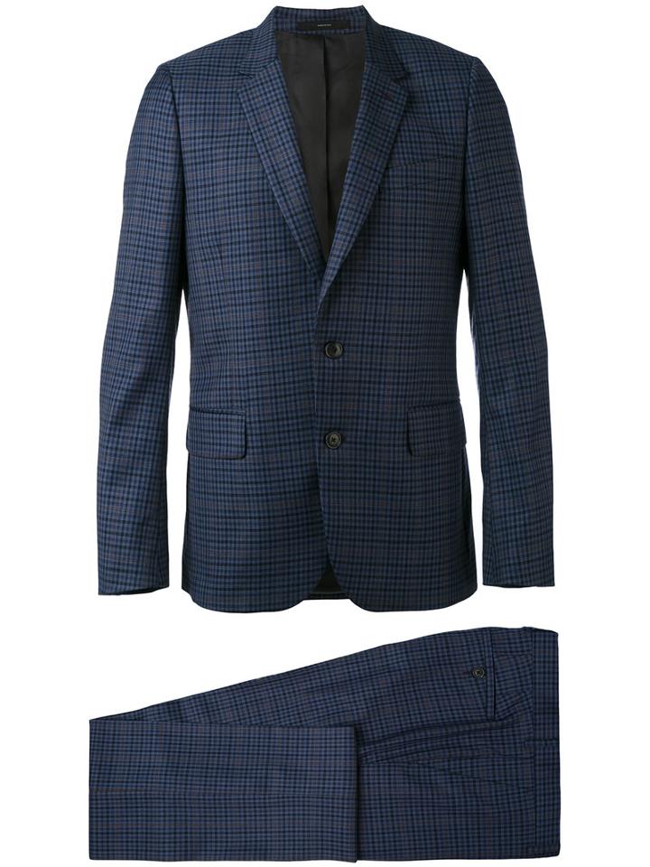 Paul Smith - Plaid Two-piece Suit - Men - Viscose/wool - 42, Blue, Viscose/wool