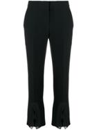 Alexander Mcqueen Front Split Trousers - Black