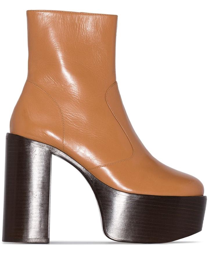 Simon Miller 120mm Raid Platform Boots - Brown
