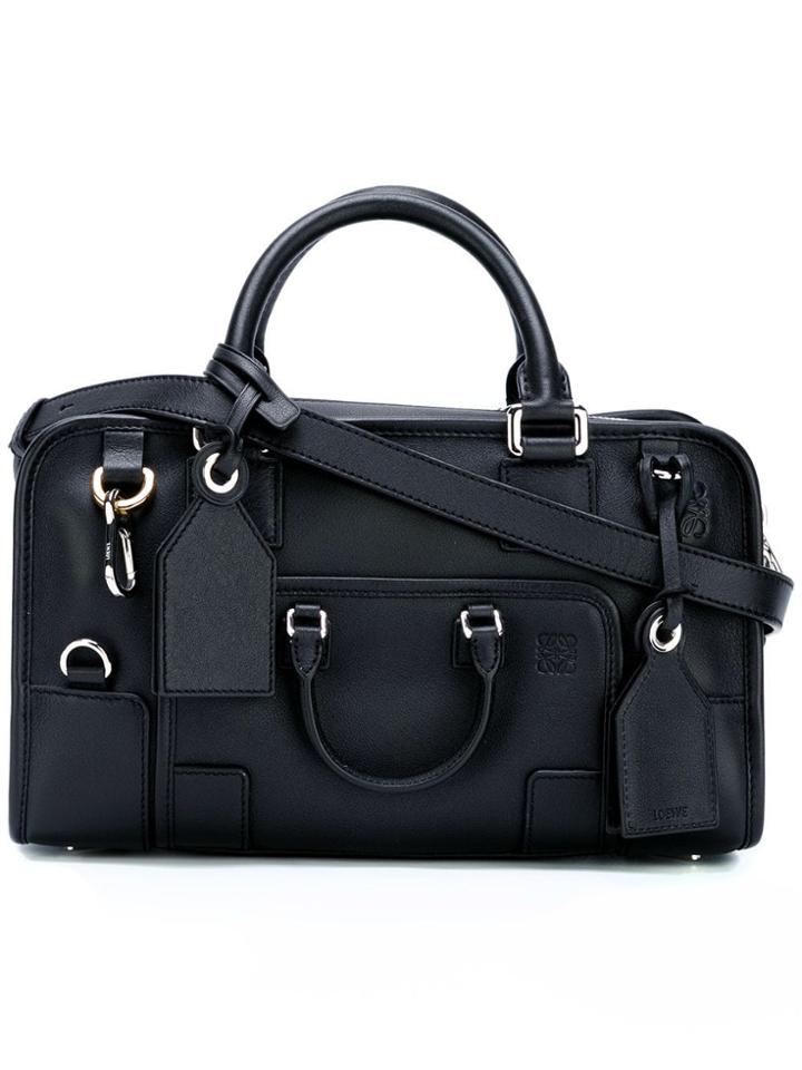 Loewe Zipped Tote - Black