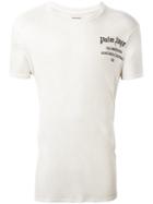 Palm Angels Chest Logo Print T-shirt, Men's, Size: Small, Nude/neutrals, Silk/modal