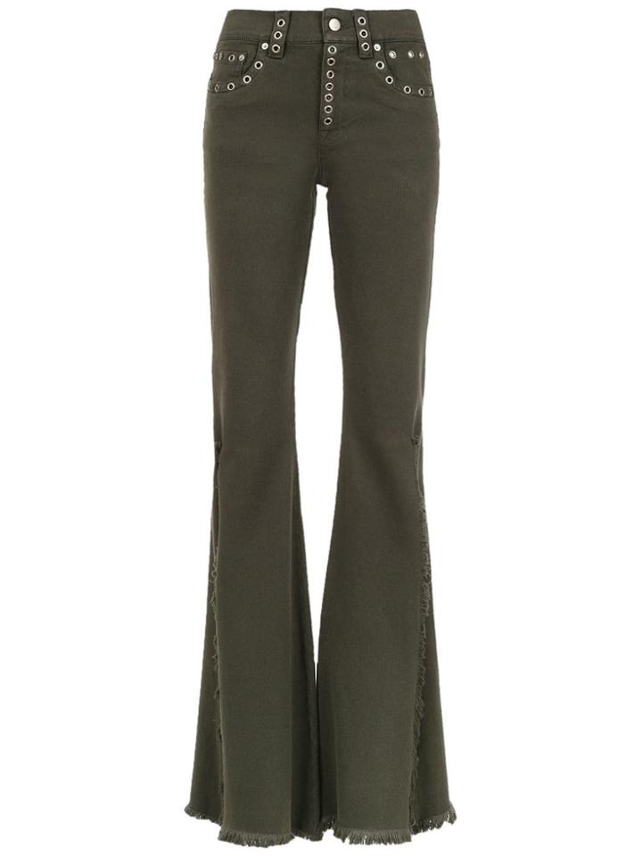 Andrea Bogosian Panelled Jeans - Green