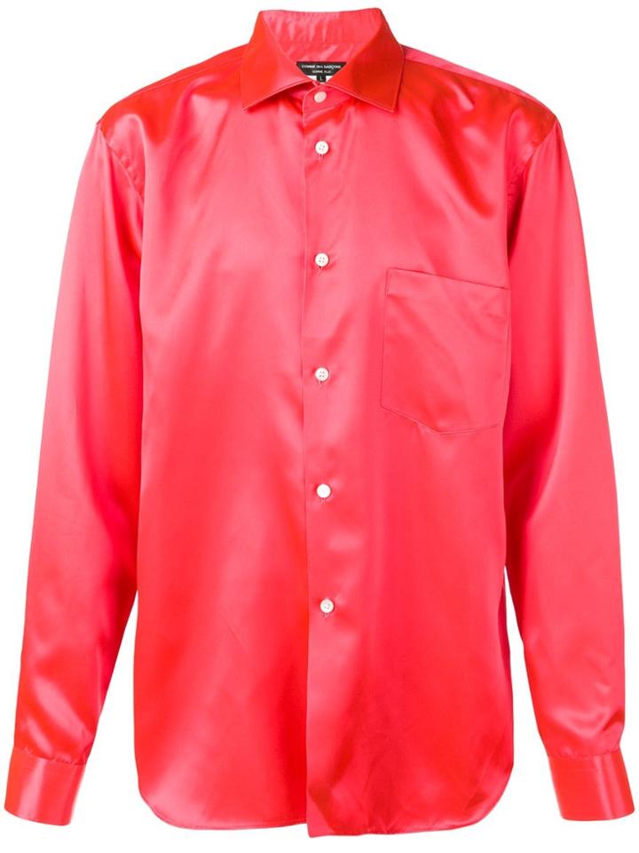 Comme Des Garçons Homme Plus Buttoned Shirt - Red