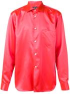 Comme Des Garçons Homme Plus Buttoned Shirt - Red