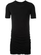 Rick Owens Long Length T-shirt, Men's, Size: Xs, Black, Silk/viscose