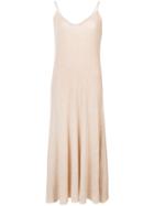 Ryan Roche Ribbed Cami Dress - Nude & Neutrals