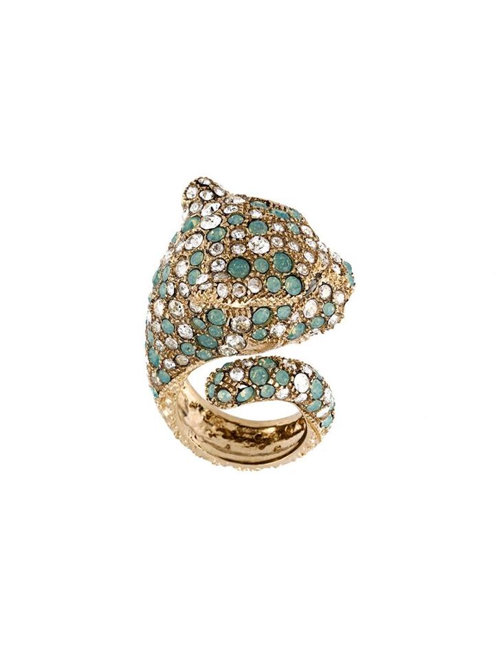 Roberto Cavalli Swarovski Panther Ring