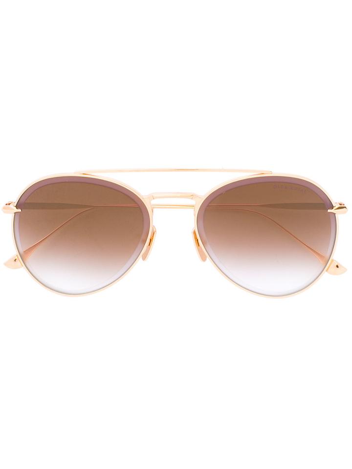 'axial' Sunglasses - Women - Metal - 57, Grey, Metal, Dita Eyewear