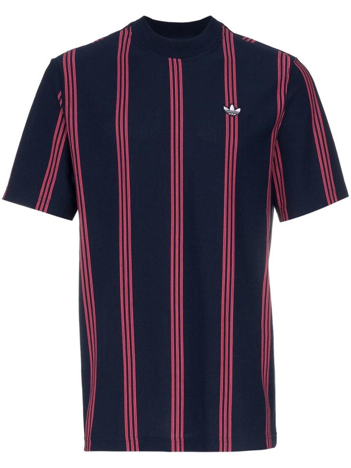 Adidas Striped T-shirt - Blue