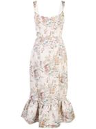Markarian Ginerva Floral Dress - White