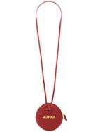 Jacquemus Round Wallet Necklace - Red