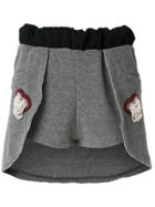 Andrea Bogosian Embroidered Shorts - Grey