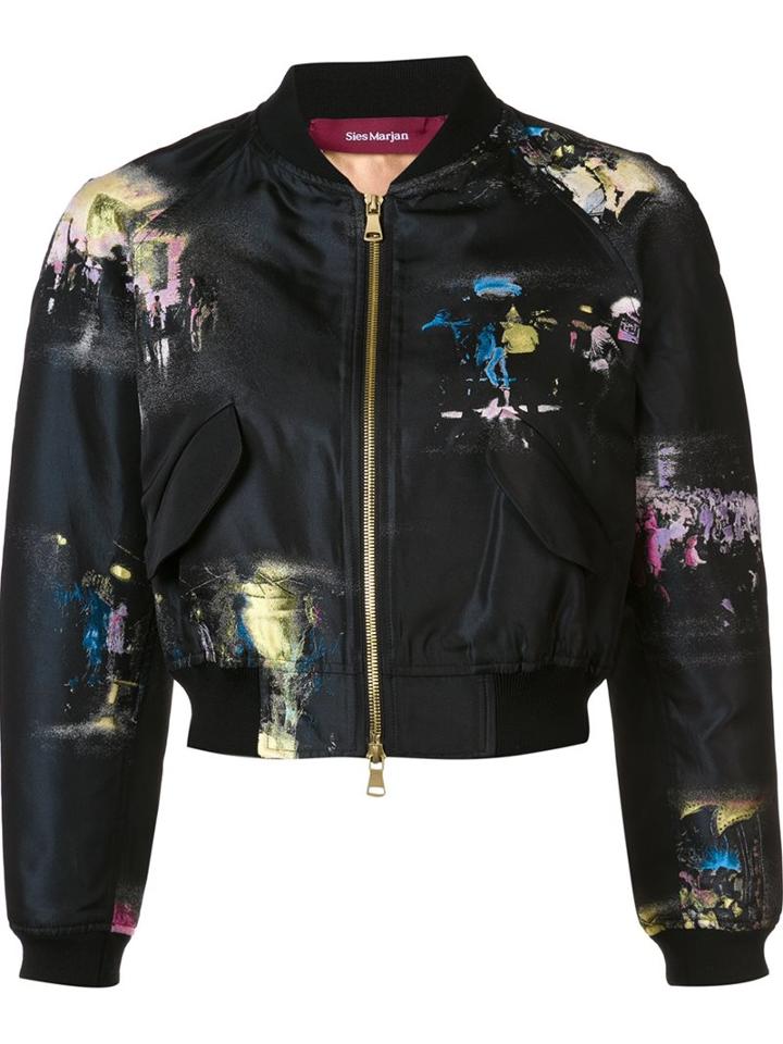 Sies Marjan 'club Kids' Patterned Bomber Jacket