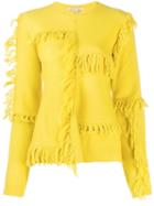 Stella Mccartney Fringe Details Jumper - Yellow