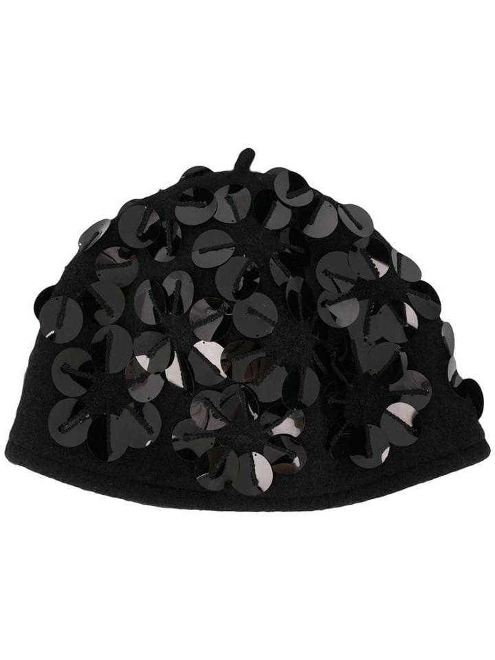 Le Chapeau Le Chapeau 5015 Nero+nero Leather/fur/exotic Skins->leather