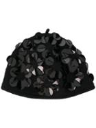 Le Chapeau Le Chapeau 5015 Nero+nero Leather/fur/exotic Skins->leather
