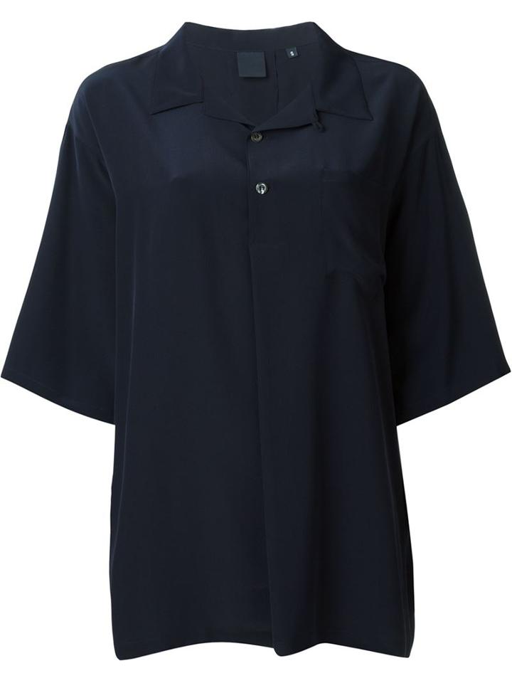 Aspesi Half Sleeve Loose Shirt