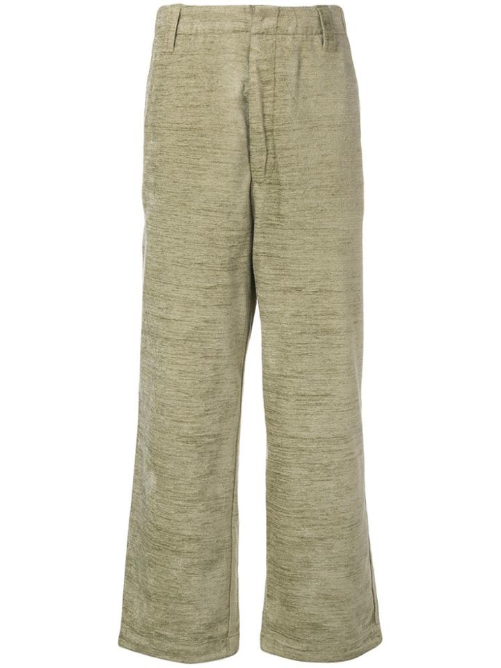 Acne Studios Loose Fit Casual Trousers - Green