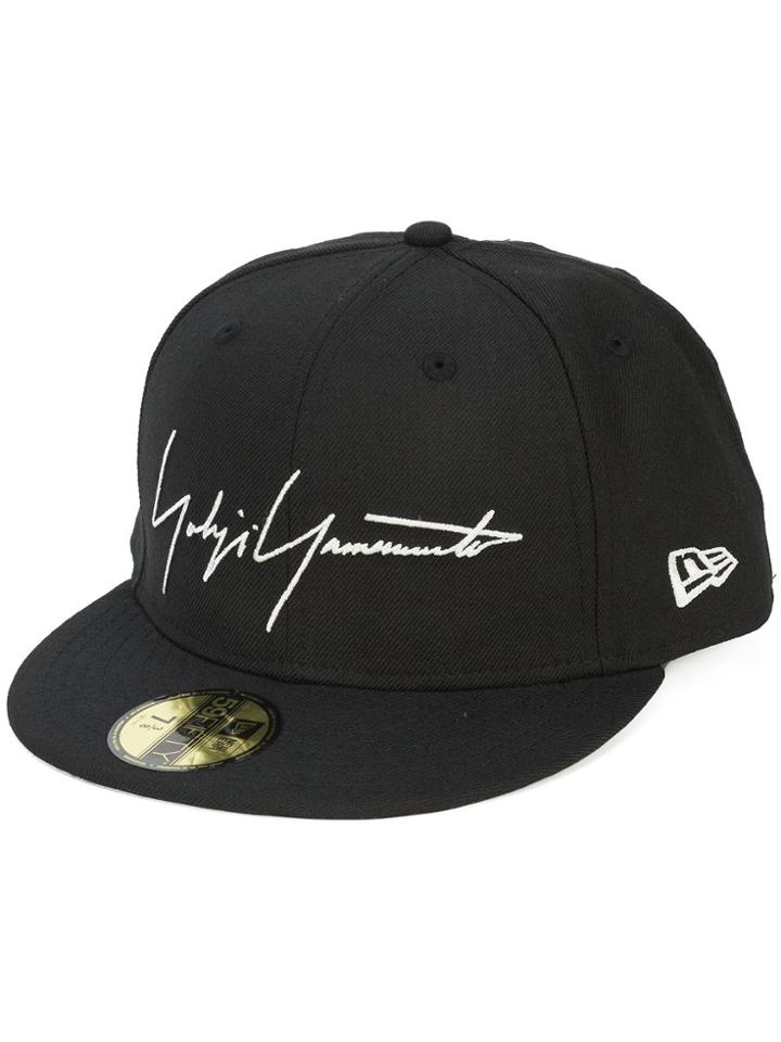Yohji Yamamoto Embroidered Logo Cap - Black