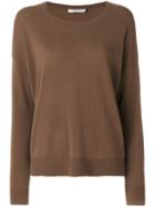 Vince - Cashmere Knitted Sweater - Women - Cashmere - Xs, Brown, Cashmere