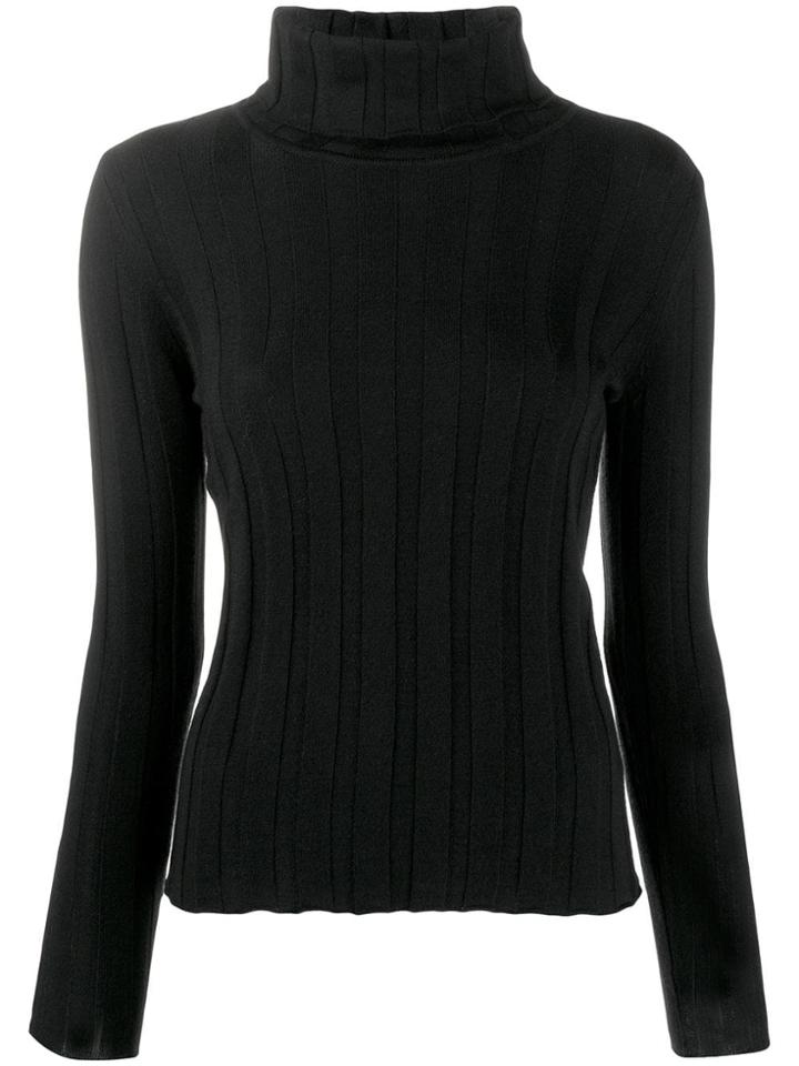 Philo-sofie Ribbed Knit Sweater - Black